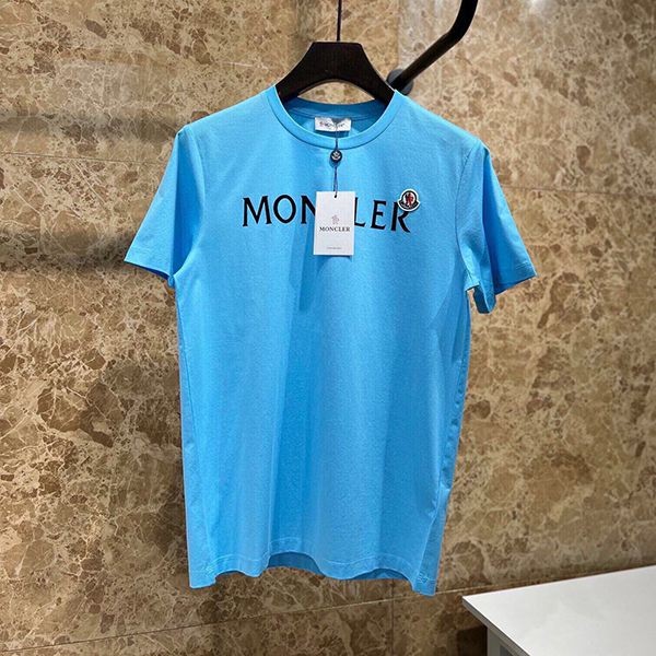 速達発送モンクレール レプリカ ロゴ コットン クルーネック Tシャツ moe21788